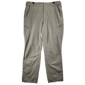 Simms Guide Series Fishing Pants Mens 38 Tan Outdoor Hiking Utility Quick Dry